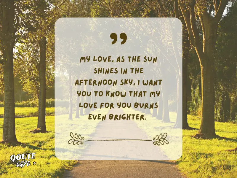Good Afternoon Love Messages