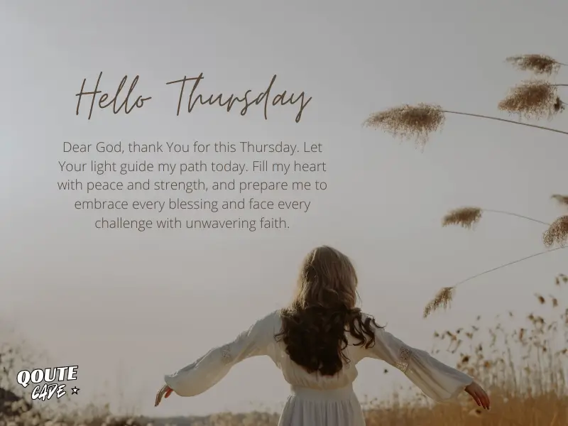 Positive Prayers for a Happy Thursday