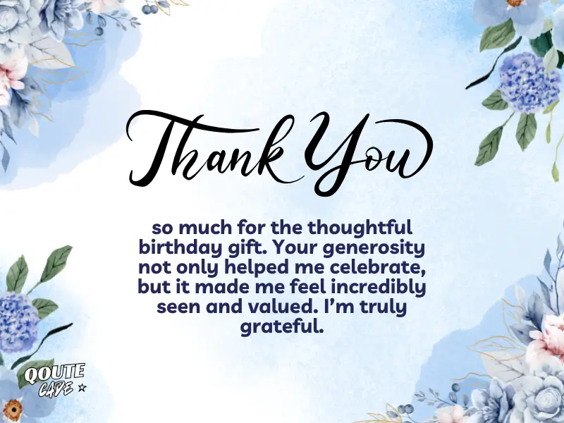 Best Ways To Thank Someone for Birthday Money
