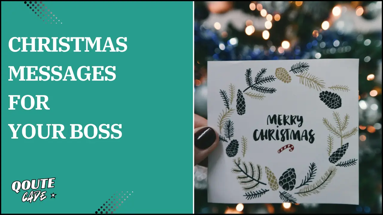 christmas messages for your boss