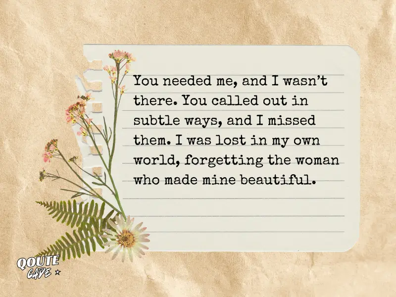 Apologizing for Neglect
