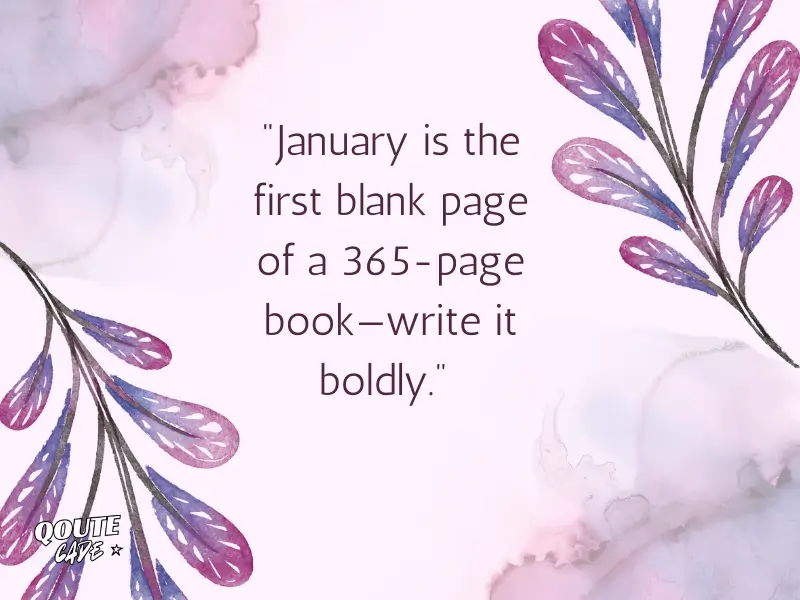 January Quotes About New Year