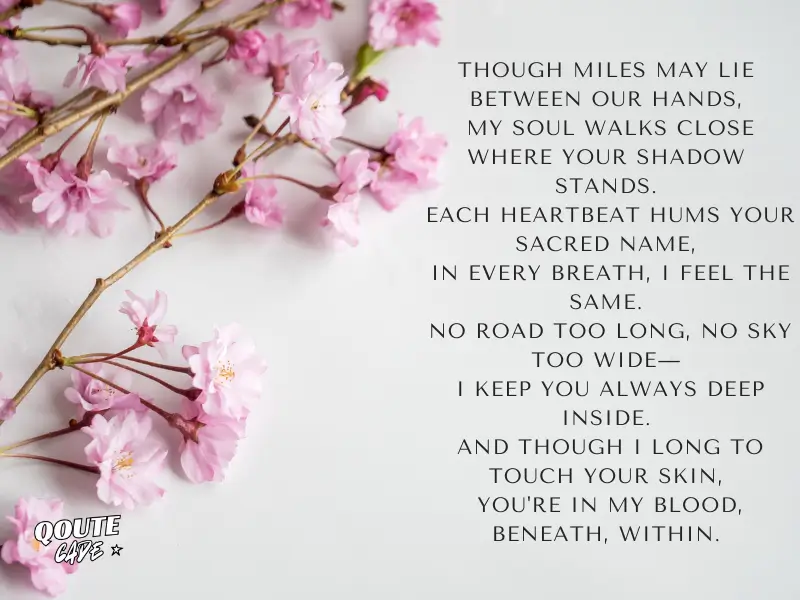 Romantic Love Poems For Her Long Distance