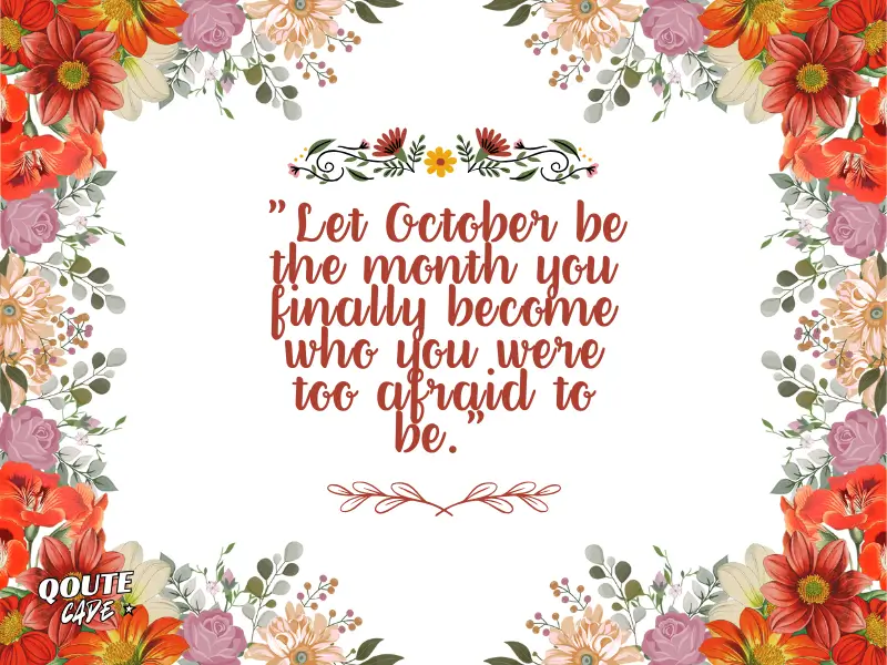 Inspirational Quotes For October