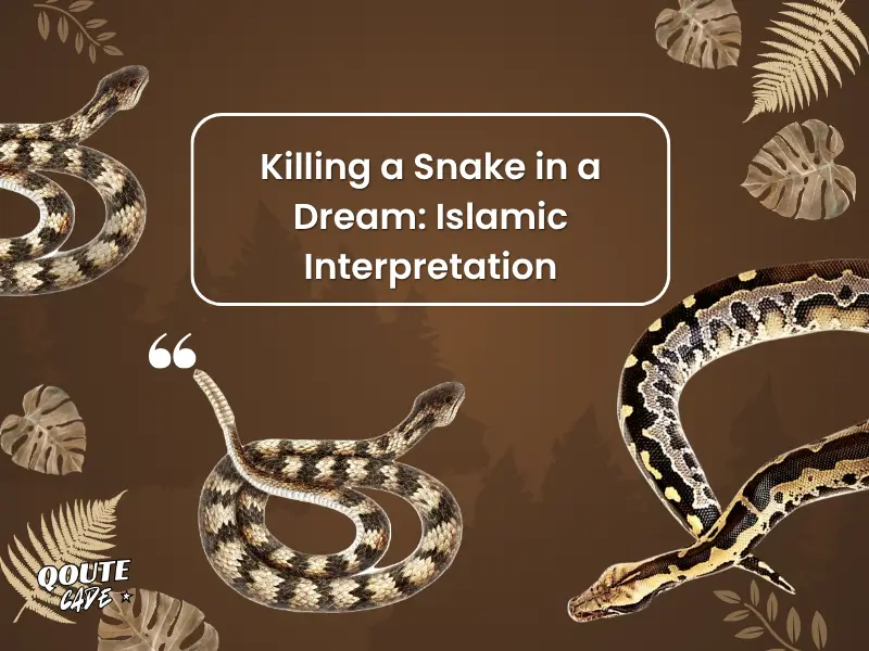 Killing a Snake in a Dream Islamic Interpretation
