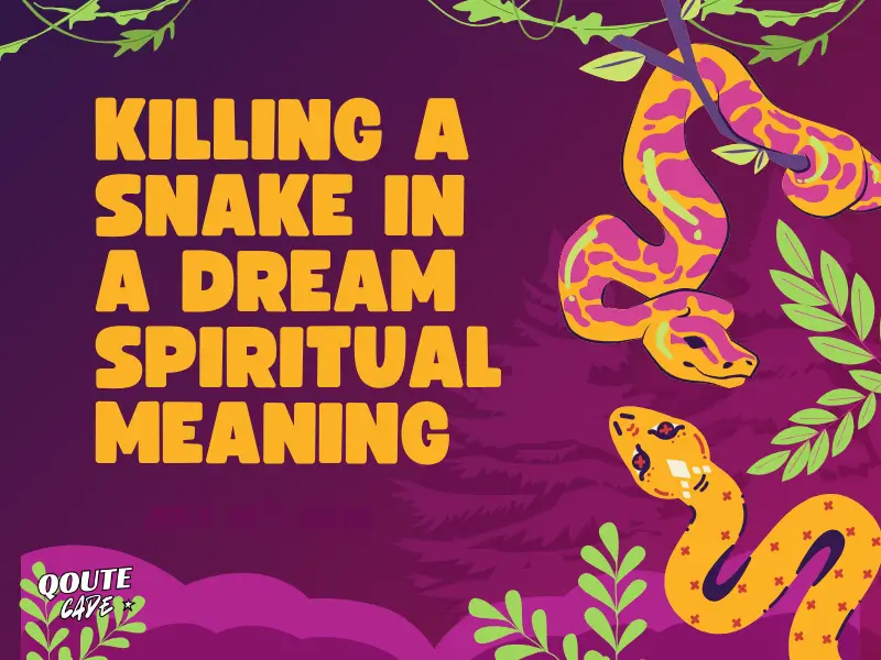 Killing a Snake in a Dream Spiritual Meaning 