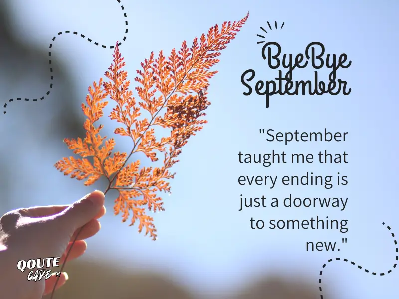 Last Day Of September Quotes