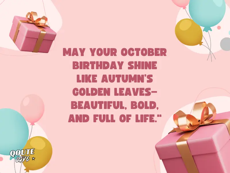 October Birthday Quotes