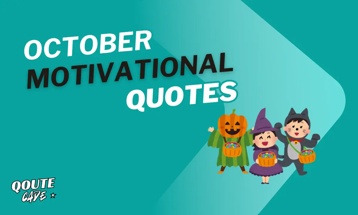October motivational quotes