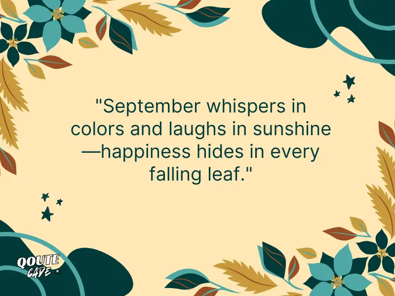 September Quotes for a Month of Happiness