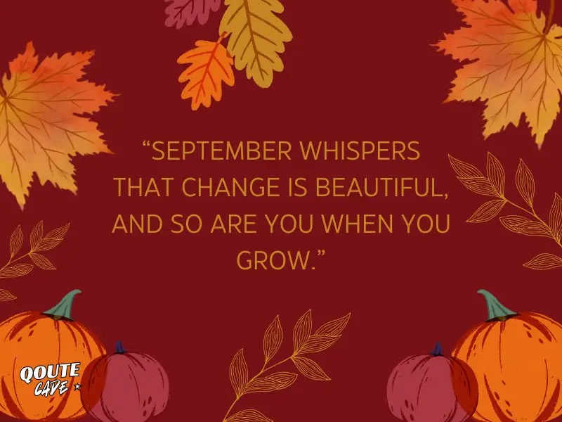 September Uplifting Quotes