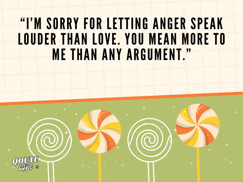 Apology Messages After a Fight or Argument