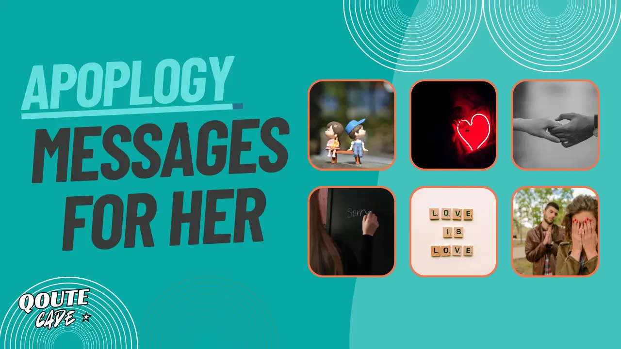 apology messages for her
