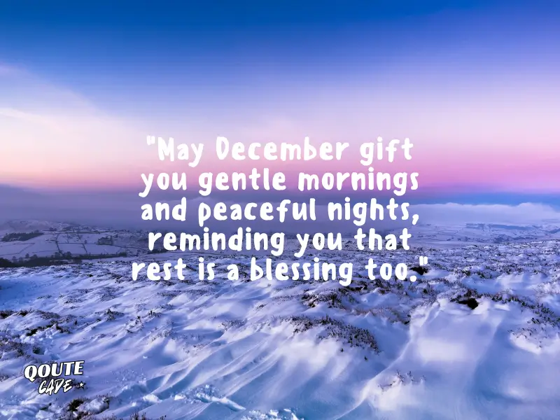 December Blessings Quotes