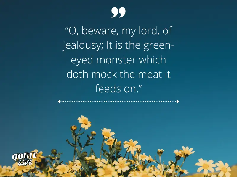 Othello Jealousy Quotes