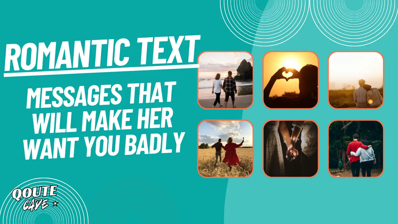 romantic text messages that will make her want yo badly