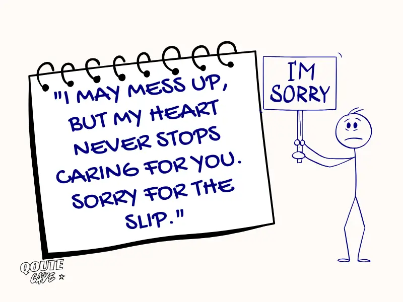 Sorry Messages for Loved Ones