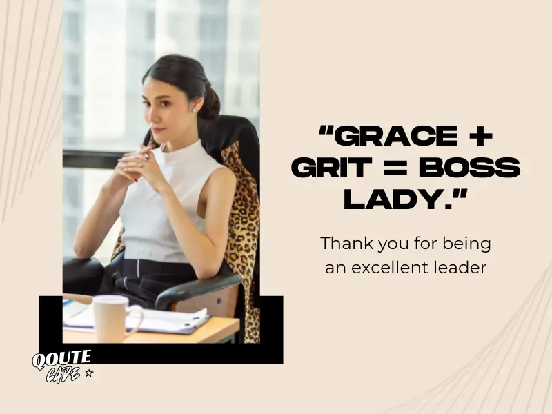 Short Boss Lady Quotes